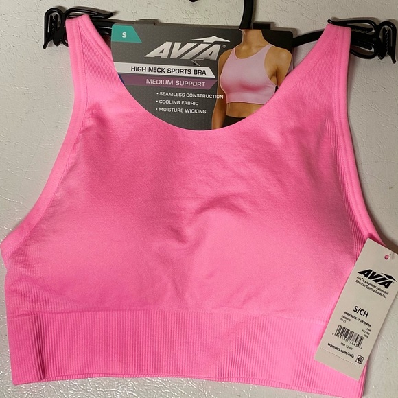 Avia Medium Support High Neck Sports Bra Set of 2 - Picture 7 of 12